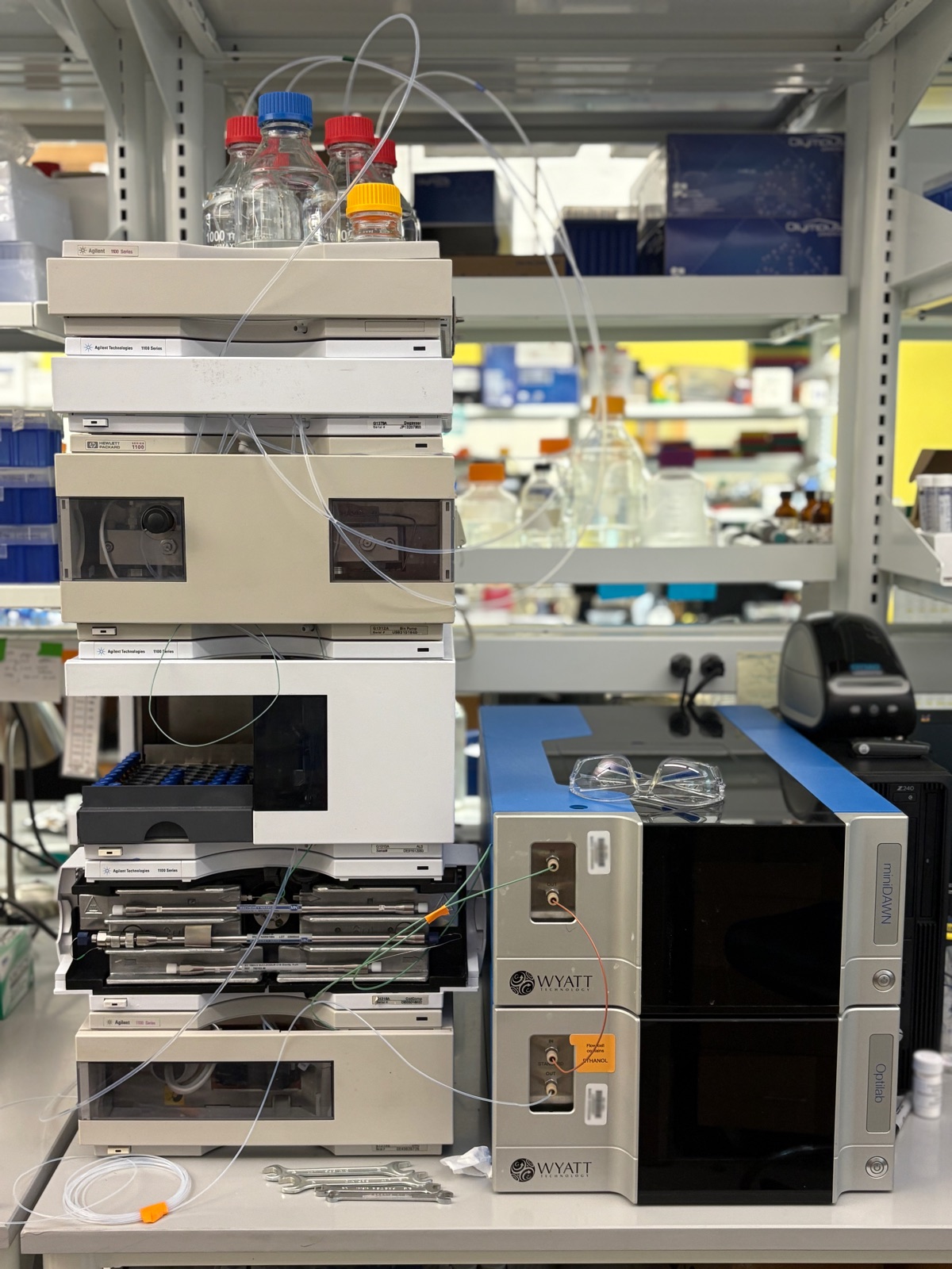 HPLC system in the Synergy Science Solutions laboratory