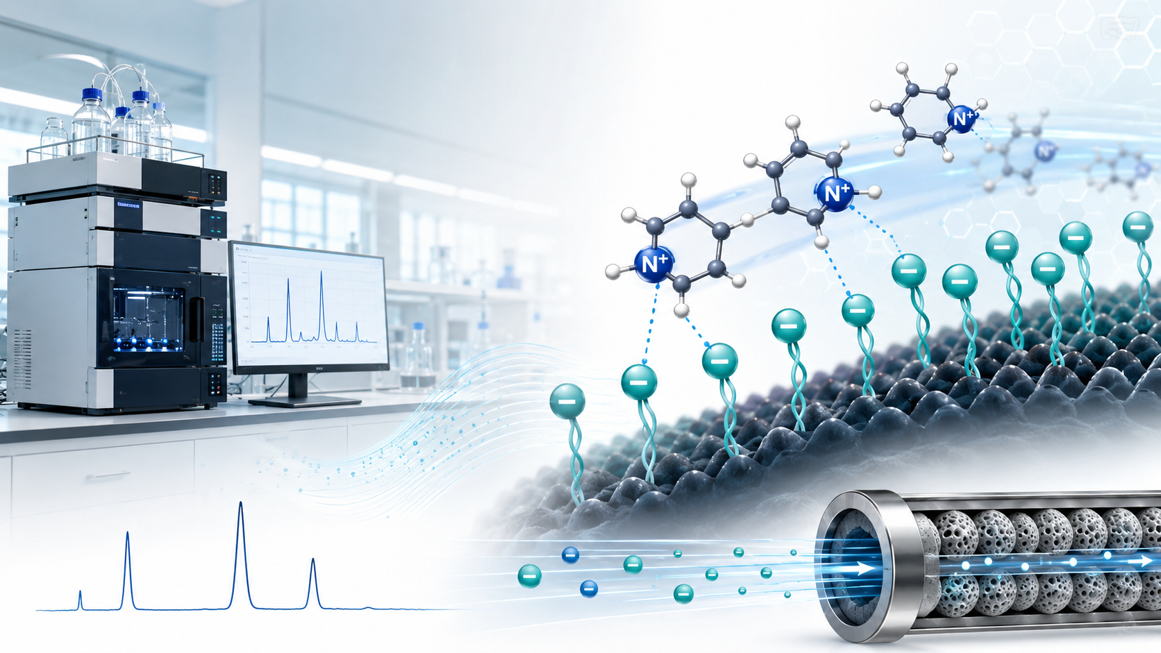 Ion-Pairing HPLC: Using Interfacial Chemistry to Separate Difficult Ionic Compounds